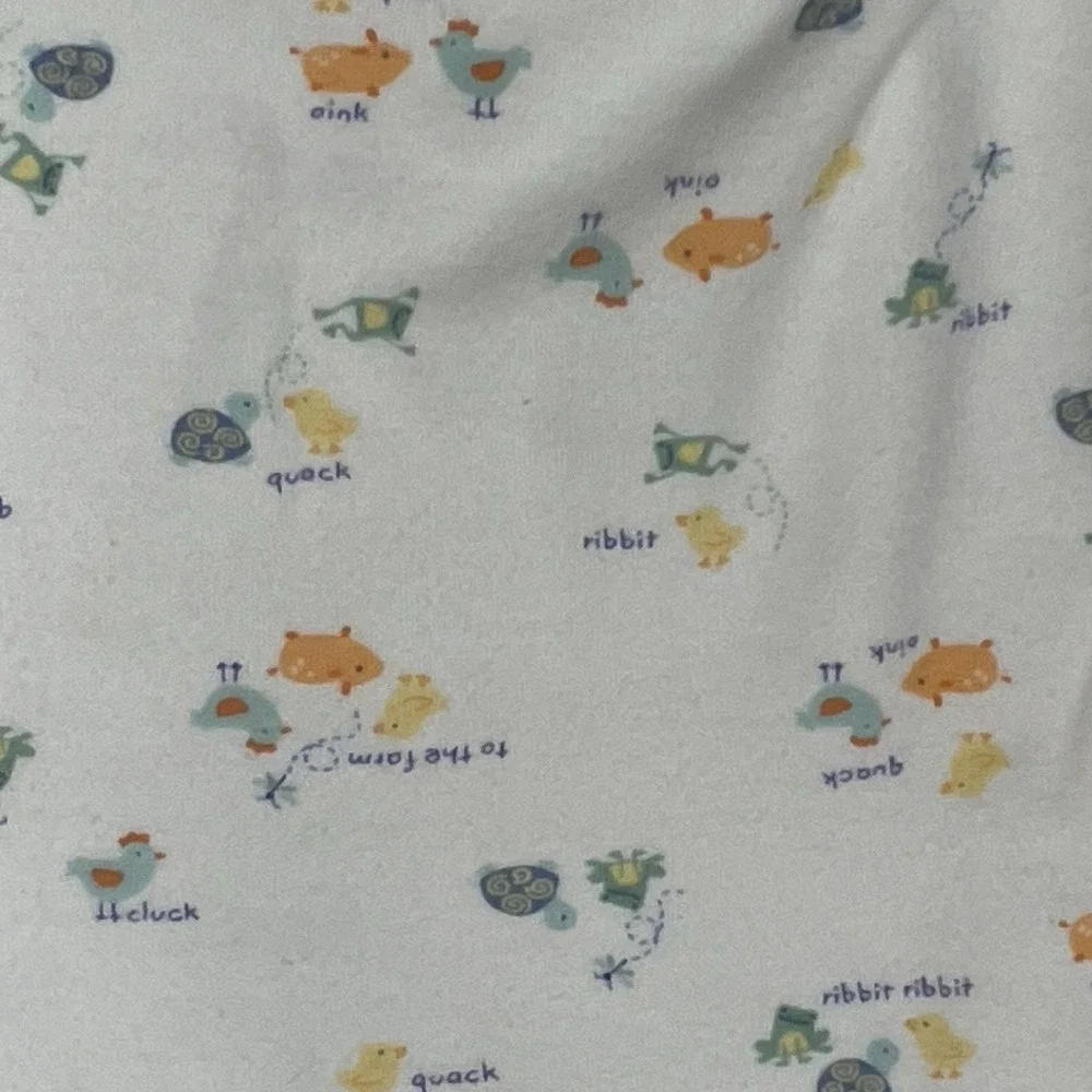 Vintage Carters Baby Sleep Sack Gown 0-3M Pajamas Long Sleeve Cotton